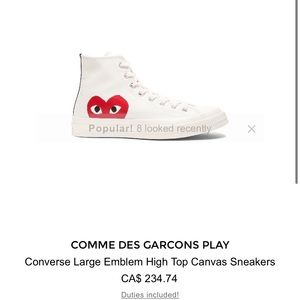 CDG CONVERSE